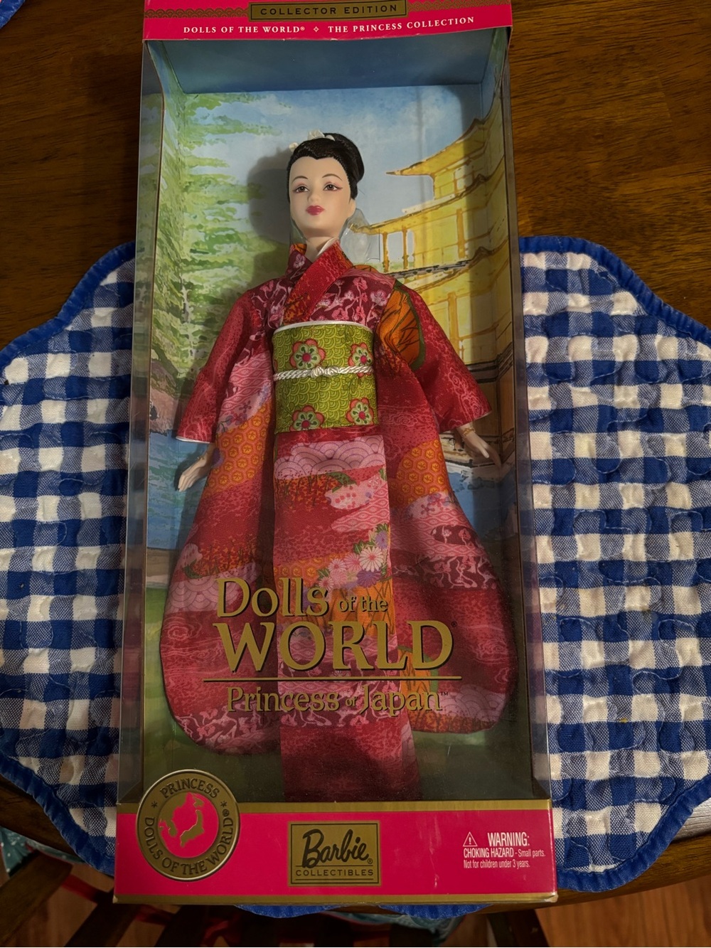 Barbie Dolls of the World Princess of Japan Doll in Pink and Green Kimono